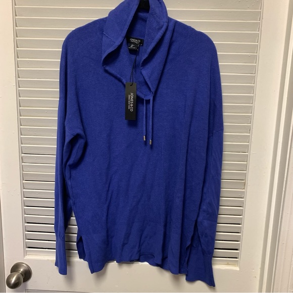 Jones New York blue sweater NWT large - Picture 3 of 7